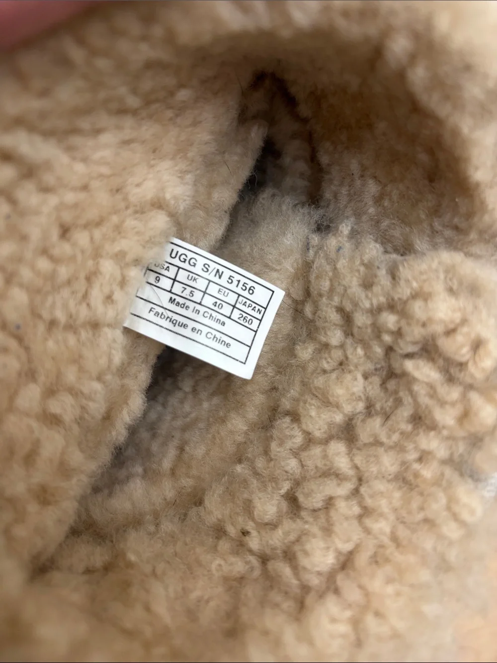UGG boots chestnut